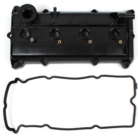 YMAUGP New Engine Valve Cover With Gasket Spark Plug Tube Seals for Nissan Altima Sentra L4 2.5L QR25DE 2002 2003 2004 2005 2006 Replaces 264-982 264982 132643Z001 13264-3Z001 132703Z000 13270-3Z000