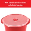Décor Microsafe Large Round Food Container | Steam Release Vent