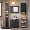 Haotian Bathroom Tall Cabinet with 1 Drawer, 2 Doors and