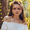 16 Pcs Temporary Tattoos Butterfly Glitter Face art Tattoos stickers