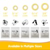 500 Pcs Orthodontic Elastic Rubber Bands, 3.5 Ounces Heavy Dental