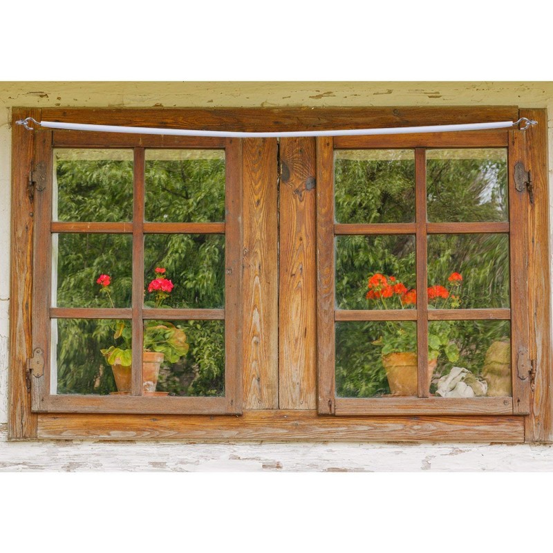 iPEAK Curtain Wire Net Curtain Wire Cord Cable with Hooks