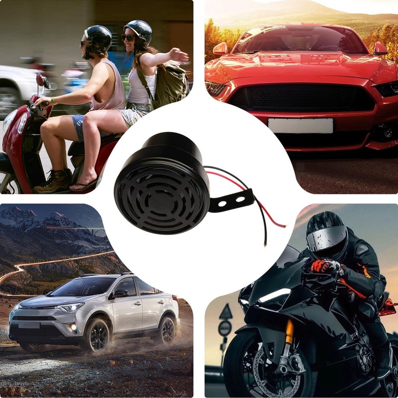 Dog Barking Horn for Motorcycle | 12V-80V Reversing Warning Alarm