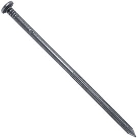 5/16" x 8" Ring Shank Spike Nails - ~50 Nail Count - Used for landscaping timbers, railroad ties, pole barns and load bearing structures