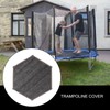 Trampoline Rain Covers,Sunshade Canopy Awning for Trampoline - Waterproof Foldable