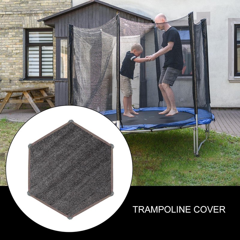 Trampoline Rain Covers,Sunshade Canopy Awning for Trampoline - Waterproof Foldable