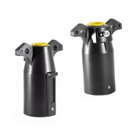 FAMUGOS 7 Way RV Style Trailer Light Plug Connector Replacement for End Blade Pin 2 x 7 Way RV Style Trailer Light Plug