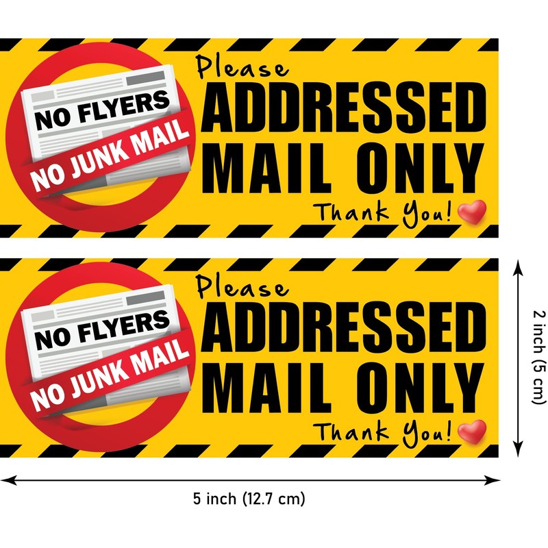 PRIBOY.ca: Value pack Universal No Junk Mail Universal mailbox stickers