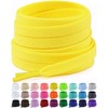 Puzeam Upgrade Tight Weave Flat Shoelaces 16 Colors 5/16" Wide