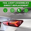 Lochnchn LED Tail Lights Compatible with Chevy Malibu 2019 2020