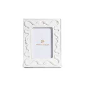 Jonathan Adler Women's Eden Snake Frame 4x6, White, One Size