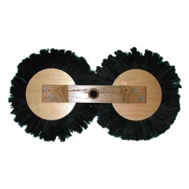 Magnolia Brush CF-9 Crowsfoot Pattern Texture Round Brush, 100 Percent Horsehair