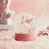 Unicorn Snow Globes for Girls, 100MM Pink Glitter Glass Snowglobe