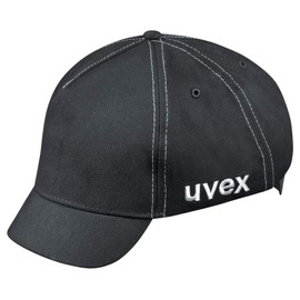 Uvex U-Cap Sport Mesh Bump Cap - Short Peak - Black - 55-59 cm 55-59 cm