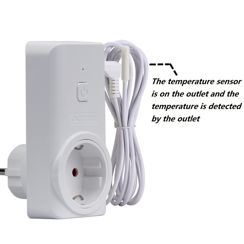 Wireless Thermostat Output, Temperature Controlled Socket Heating & Cooling Remote