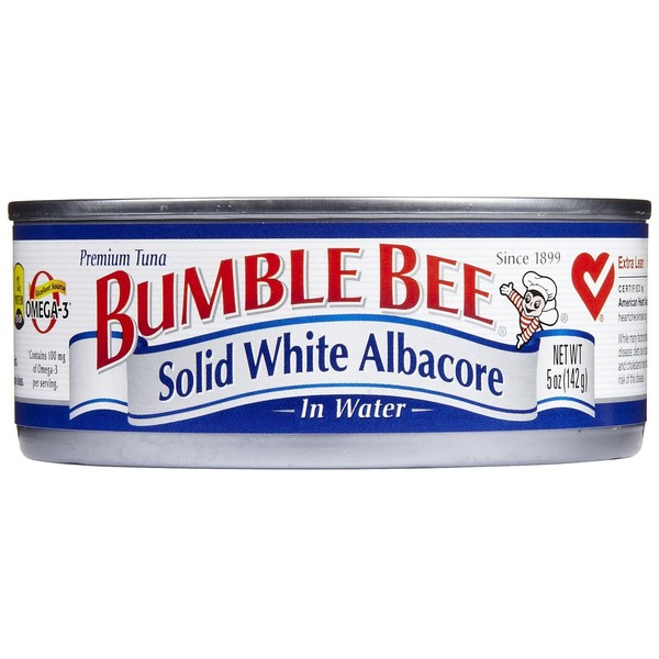 Bumble Bee Solid White Tuna in Water, 4-pack, 20 oz