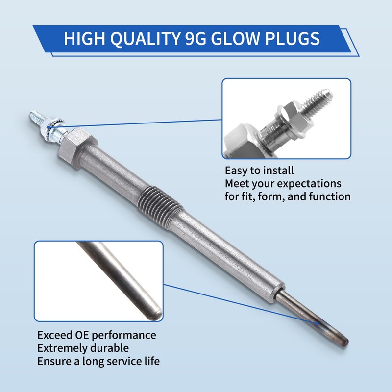9G Glow Plugs 6.6 Duramax Replace 12639701 97364968