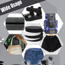 Black Elastic Flat Woven Elastic Heavy Stretch Sewing Bands Webbing Garment Sewing Tailoring Dress Skirt Waist Band Headbands Trouser Art and Craft Elastic 25mm,50mm,75mm (1 Inch x 1 Meter)