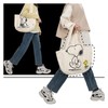 Catwo Snoopy Tote Bag, Canvas Bag, Cute, Large Capacity Tote