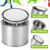AKOLAFE 12 Pack 1 Pint Paint Cans with Lids Small