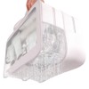 WiViVi Vinyl Pouch, Clear Pouch, Large Capacity, Double Layer Design,
