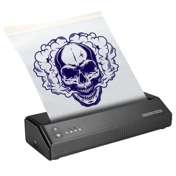 Tattoo Stencil Printer, Wireless Bluetooth Tattoo Printer Transfer Stencil Machine