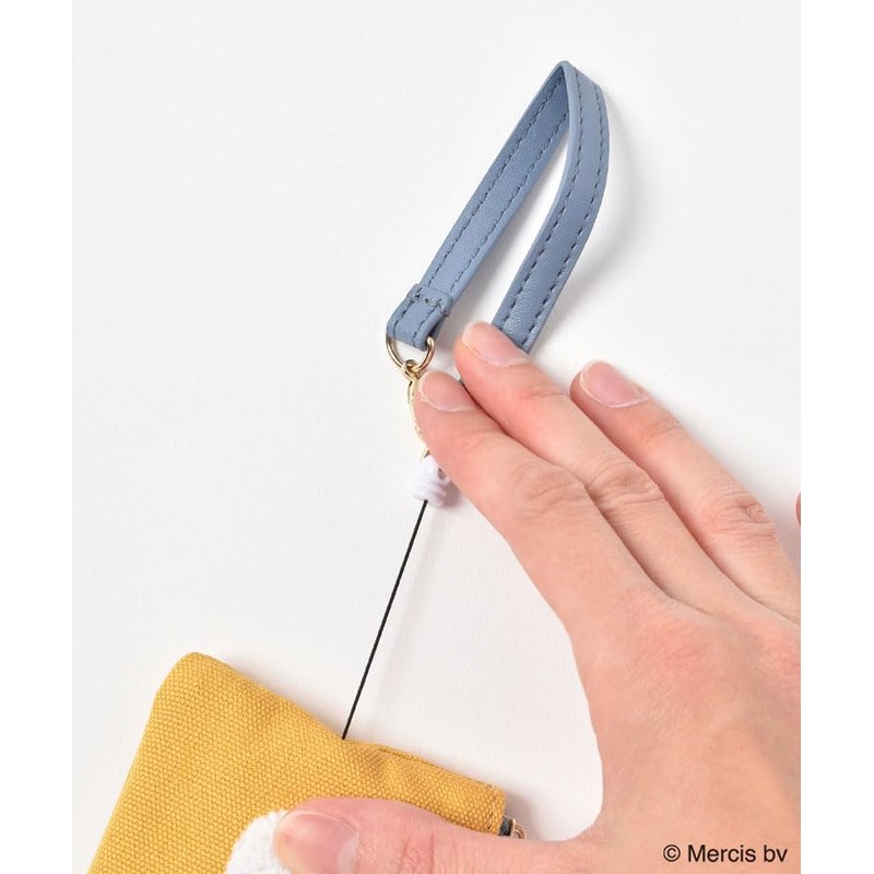 Miffy Key Pass Pouch Yellow Colorful Sagara