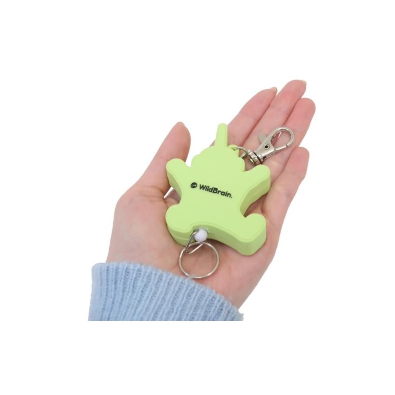 SK Japan Teletubbies Rubber Reel KH Key Chain, green