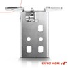A-Premium Upper Door Hinge Front Left Driver Side Compatible with