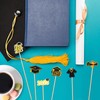 120PCS Graduation Cocktail Picks Class 2025 Graduation Toothpicks For Appetizers