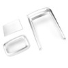 3pcs Rear Air Vent Trim ABS Without Cup Holder Replacement