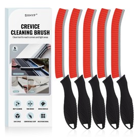 SXhyf Cleaning Brush - Hard Bristle Crevice Cleaning Brush, Multifunctional Gap Scrub Brush, Home Essentials, Bathroom Cleaner Tools for Household Use, Kitchen, Window, Faucets, Toilet, Grout, Car