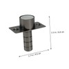 OHPHCALL 1Pc Invisible Door Stopper Floor Mount Door Holder for