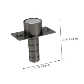 OHPHCALL 1Pc Invisible Door Stopper Floor Mount Door Holder for Bedroom Kitchen and Bathroom Sturdy Stainless Steel Design Protects Walls for Home and Hotel Use