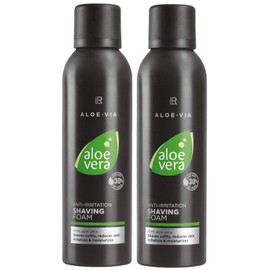 LR ALOE VIA Aloe Vera Hautberuhigender Rasierschaum (2x 200 ml)