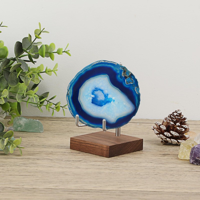 Hipiwe Crystal Display Stand Adjustable Metal Arms Display Stand Easel