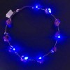 Tiaras Con Flores Led Para Fiesta Paquete Con 10