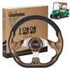 10L0L Golf Cart Steering Wheel, Universal Design Fit for Yamaha,