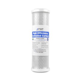 High Efficiency Activated Carbon Water Filter Cartridge 5 Micron Fits Standard 2.5 x10" Housings