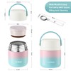 Soup Flask, 400ml Vacuum Insulated Food Jar for Hot Cold
