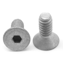 #10-24 x 3/4" (FT) Coarse Thread Socket Flat Head Cap Screw Alloy Steel Mechanical Zinc Pk 100