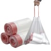 pekky 4 Galones Pequeños Cordón Heavy Duty Bolsas de Basura,