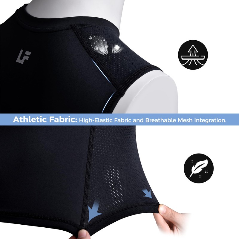 Legendfit Youth Baseball Chest Rib Protector Padded Compression Shirt Support