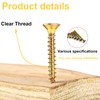 420 Piece Screw Set, M3, 6-30 mm, Wood Screws, Partial