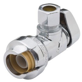 Shark Bite 23036-0000LF 1/2" X 3/8" OD Compression Angle Stop Quarter Turn Valve