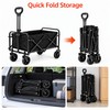 Heavy Duty Foldable Wagon Cart with All-Terrain Wheels – Collapsible