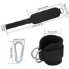 2 Pack Ankle Straps for Cable Machines, Ankle Straps Adjustable
