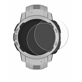 ScreenLeaf (2 Pack Screen Protector compatible with Garmin Instinct 2S Solar (40 mm) [sustainable screen protection, clear, anti-scratch]