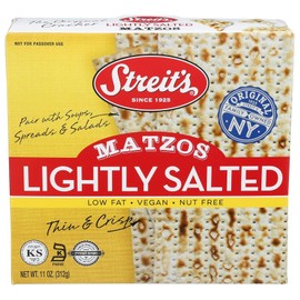 Streits, Lightly Salted Matzo, 11 Oz (5-Pack)