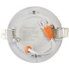 Sanelec 1131 Panel Circular para empotrar, 3W, Luz Fría